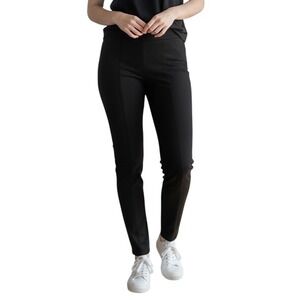 Eileen Fisher Straight Leg Black Pants Size Medium